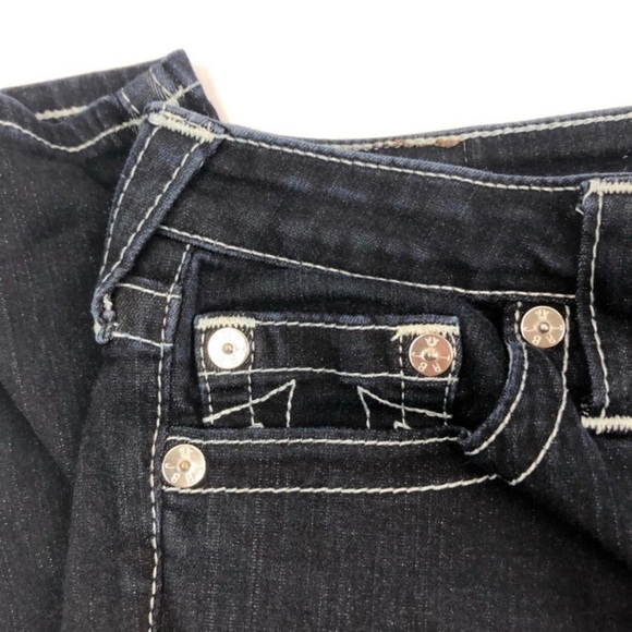 True Religion Dark Wash Section Super Skinny Jean - Picture 3 of 6